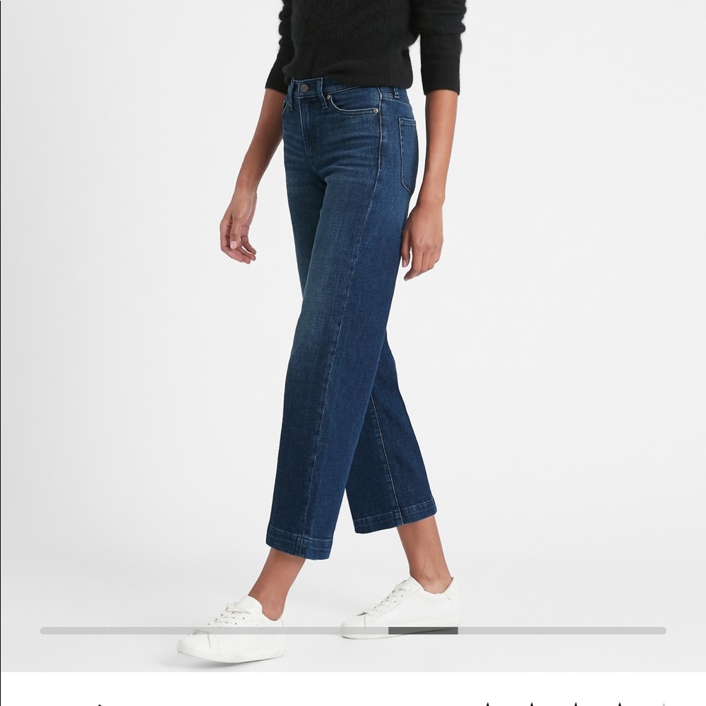 BR High-rise Wide Leg crop